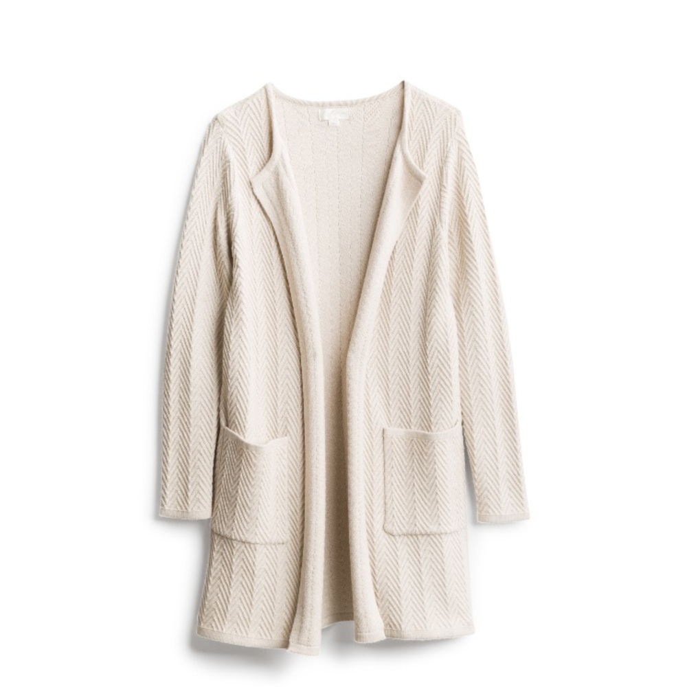 Women's Cream Cardigan Sweater